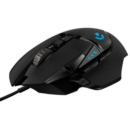 Ratón Gaming Logitech G502 Hero/ Hasta 25600 DPI/ Negro - Frikibase