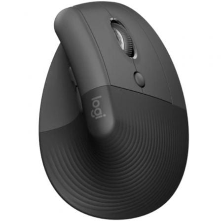 Ratón Vertical Inalámbrico Logitech Lift Vertical Ergonomic Mouse Business/ Hasta 4000 DPI/ Grafito - Frikibase