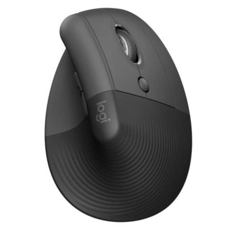 Ratón Vertical Inalámbrico Logitech Lift Vertical Ergonomic Mouse/ Hasta 4000 DPI/ Grafito - Frikibase