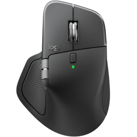 Ratón Ergonómico Inalámbrico Logitech MX Master 4/ Batería recargable/ Hasta 8000 DPI/ Grafito - Frikibase