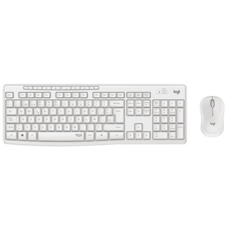 Teclado y Ratón Inalámbricos Logitech Silent Touch MK295/ Blanco - Frikibase