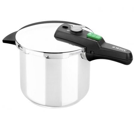 Olla a Presión Monix Quick/ Ø22cm/ 6L/ Acero Inoxidable - Frikibase