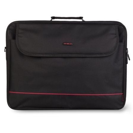 Maletín Monray Passenger Plus para Portátiles hasta 18"/ Cinta para Trolley/ Negro - Frikibase