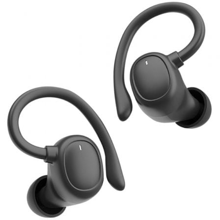 Auriculares Deportivos Bluetooth Muvit iO Smart True Wireless Sport ENC con estuche de carga/ Autonomía 6h/ Negros - Frikibase