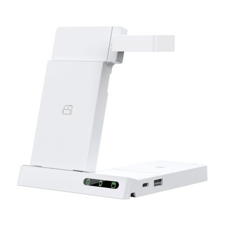 Cargador Inalámbrico Muvit MCWIR0012/ 1xUSB Tipo-C/ 1xUSB/ 20W - Frikibase