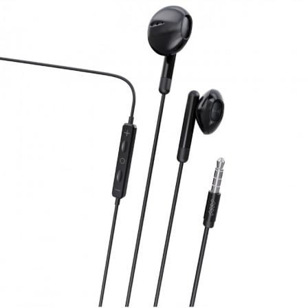Auriculares Intrauditivos Myway MWHPH0019/ con Micrófono/ Jack 3.5/ Negros - Frikibase