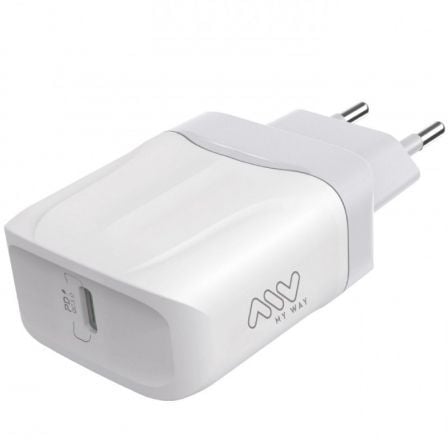 Cargador de Pared Myway MWACC0005/ 1xUSB Tipo-C/ 20W - Frikibase