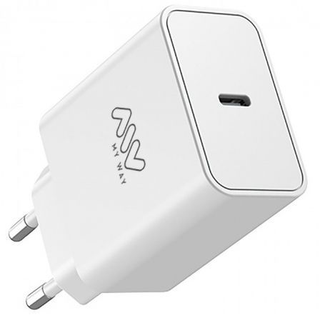 Cargador de Pared Myway MWACC0018/ 1xUSB Tipo-C/ 45W - Frikibase