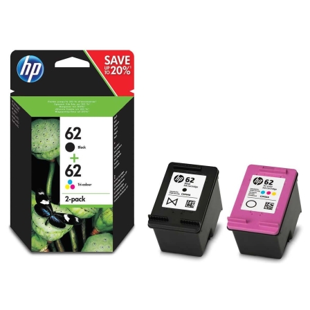 Cartucho de Tinta Original HP nº62 Multipack/ Negro/ Tricolor - Frikibase