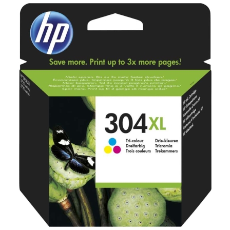 Cartucho de Tinta Original HP nº304 XL Alta Capacidad/ Tricolor - Frikibase