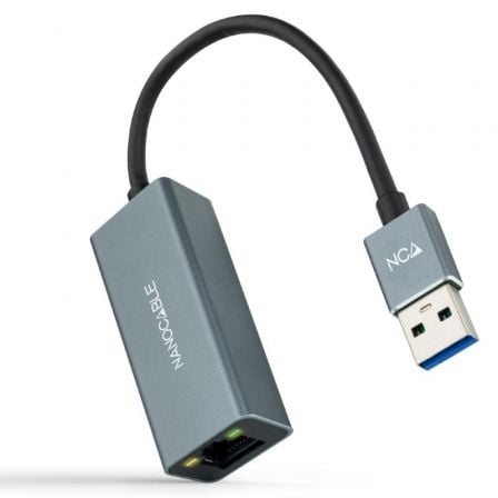 Adaptador USB 3.0 - RJ45 Nanocable 10.03.0405/ 1000Mbps - Frikibase