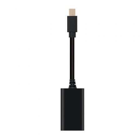 Conversor Nanocable 10.16.0102/ Mini DisplayPort Macho - HDMI Hembra/ 15cm/ Negro - Frikibase