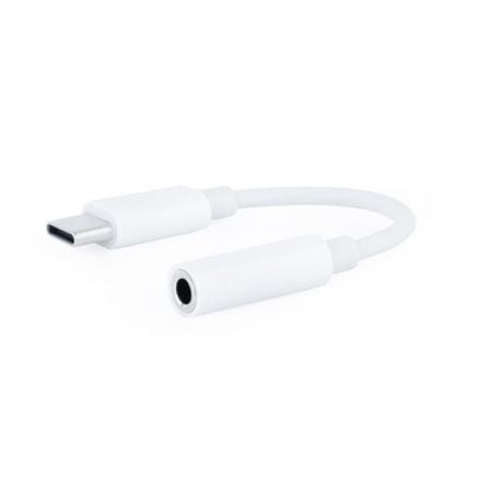 Conversor USB Tipo-C Nanocable 10.24.1205-W/ USB Tipo-C Macho - Jack 3.5 Hembra - Frikibase
