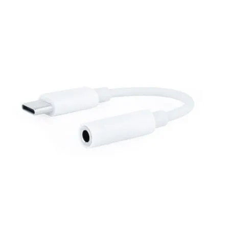 Conversor USB Tipo-C Nanocable 10.24.1205-W/ USB Tipo-C Macho - Jack 3.5 Hembra - Frikibase