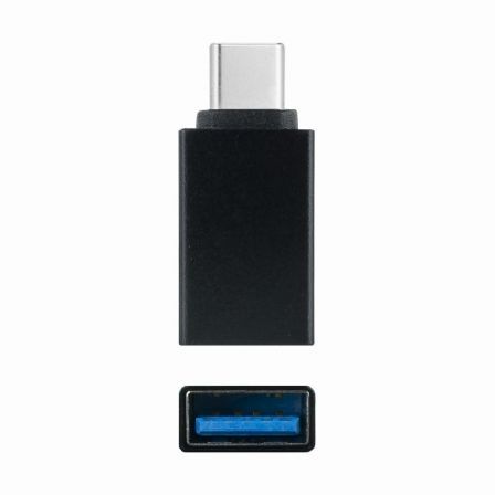 Adaptador USB 3.1 Nanocable 10.02.0010/ USB Hembra - USB Tipo-C Macho - Frikibase