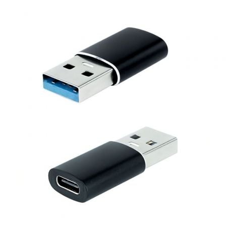 Adaptador USB 3.1 Nanocable 10.02.0012/ USB Macho - USB Tipo-C Hembra - Frikibase