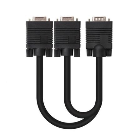 Cable Duplicador VGA Nanocable 10.15.2000/ VGA Macho - 2x VGA Hembra - Frikibase