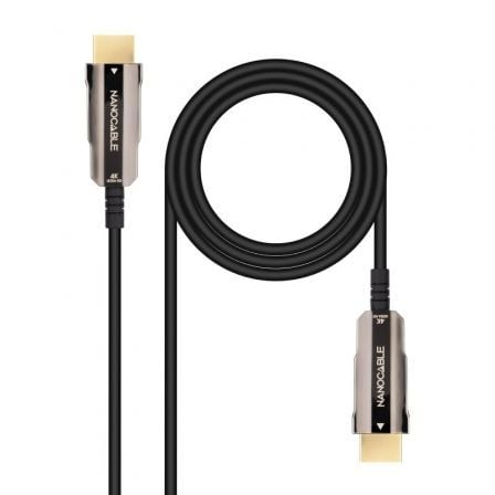Cable HDMI 2.0 4K AOC Nanocable 10.15.2020/ HDMI Macho - HDMI Macho/ 20m/ Negro - Frikibase