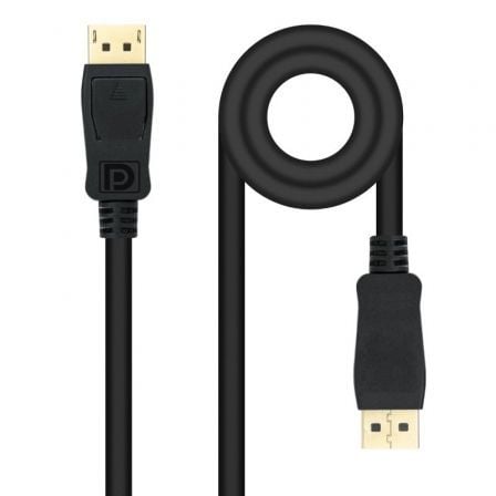 Cable DisplayPort Nanocable 10.15.2601-L150/ DisplayPort Macho - DisplayPort Macho/ 1.5m/ Negro - Frikibase