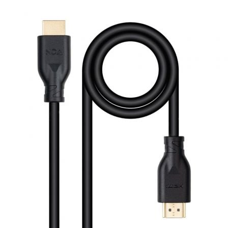 Cable HDMI 2.0 4K CCS Nanocable 10.15.3900/ HDMI Macho - HDMI Macho/ 50cm/ Negro - Frikibase