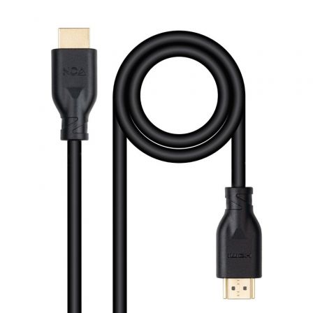 Cable HDMI 2.0 4K CCS Nanocable 10.15.3901-L150/ HDMI Macho - HDMI Macho/ 1.5m/ Negro - Frikibase