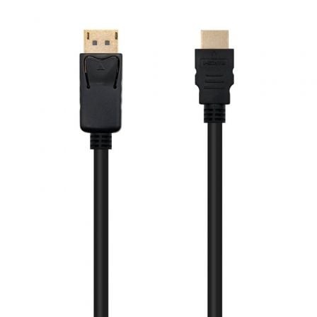 Cable Conversor Nanocable 10.15.4301/ Displayport Macho - HDMI Macho/ 1m/ Negro - Frikibase