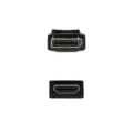 Cable DisplayPort Nanocable 10.15.4302/ DisplayPort Macho - HDMI Macho/ 2m/ Negro – imagen 2