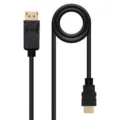 Cable Conversor Nanocable 10.15.4310/ Displayport Macho - HDMI Macho/ 10m/ Negro – imagen 2