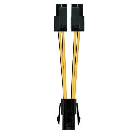 Cable de Alimentación Microprocesador Nanocable 10.19.1401/ Molex -4+4 PIN Macho - Molex 4 PIN Hembra/ 15cm - Frikibase