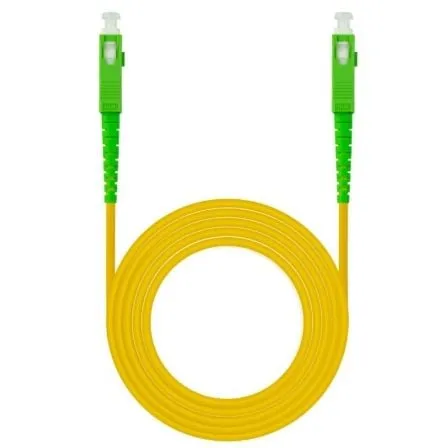 Cable de Fibra Óptica G657A2 Nanocable 10.20.0003/ LSZH/ 3m/ Amarillo - Frikibase