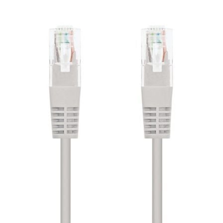 Cable de Red RJ45 UTP Nanocable 10.20.0101 Cat.5e/ 1m/ Gris - Frikibase