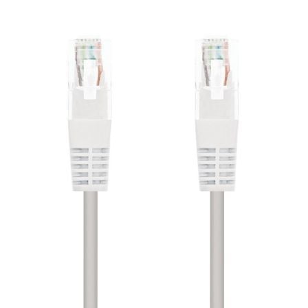 Cable de Red RJ45 UTP Nanocable 10.20.0102-W Cat.5e/ 2m/ Blanco - Frikibase
