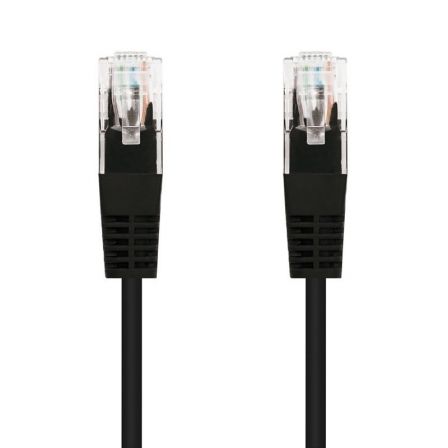 Cable de Red RJ45 UTP Nanocable 10.20.0400-BK Cat.6/ 50cm/ Negro - Frikibase