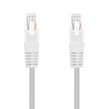Cable de Red RJ45 UTP Nanocable 10.20.0400-L25-W Cat.6/ 25cm/ Blanco - Frikibase
