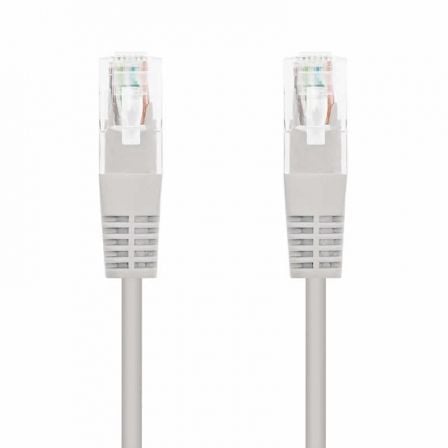 Cable de Red RJ45 UTP Nanocable 10.20.0400-L25 Cat.6/ 25cm/ Gris - Frikibase