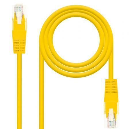 Cable de Red RJ45 UTP Nanocable 10.20.0400-L30 Cat.6/ 30cm/ Amarillo - Frikibase