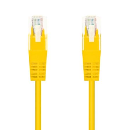 Cable de Red RJ45 UTP Nanocable 10.20.0400-Y Cat.6/ 50cm/ Amarillo - Frikibase