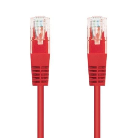 Cable de Red RJ45 UTP Nanocable 10.20.0401-R Cat.6/ 1m/ Rojo - Frikibase