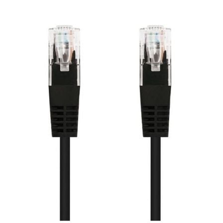 Cable de Red RJ45 UTP Nanocable 10.20.0402-BK Cat.6/ 2m/ Negro - Frikibase