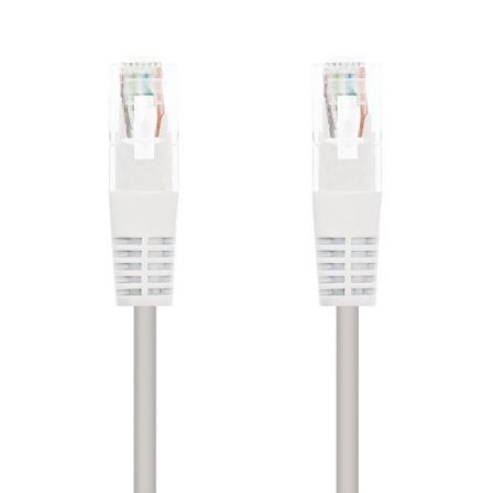 Cable de Red RJ45 UTP Nanocable 10.20.0403-W Cat.6/ 3m/ Blanco - Frikibase