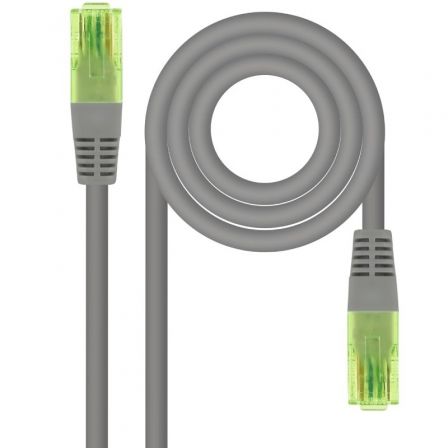 Cable de Red RJ45 UTP Nanocable 10.20.1401 Cat.6/ 1m/ Gris - Frikibase