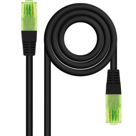 Cable de Red RJ45 UTP Nanocable 10.20.1430-BK Cat.6/ 30m/ Negro - Frikibase