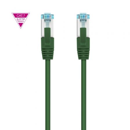 Cable de Red RJ45 SFTP Nanocable 10.20.1700-L25-GR Cat.7/ 25cm/ Verde - Frikibase
