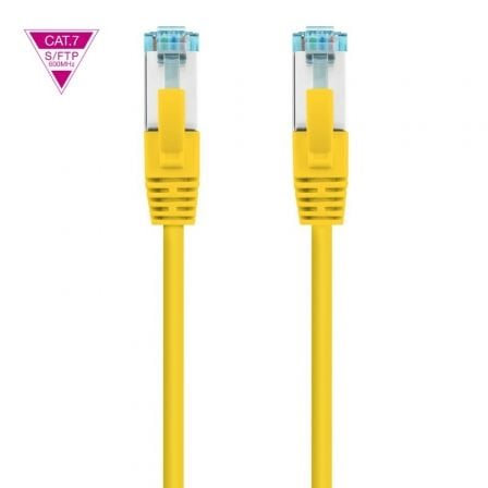 Cable de Red RJ45 SFTP Nanocable 10.20.1700-L25-Y Cat.7/ LSZH/ 25cm/ Amarillo - Frikibase
