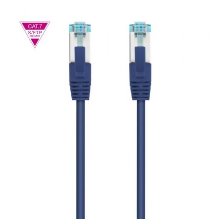 Cable de Red RJ45 SFTP Nanocable 10.20.1701-BL Cat.7/ 1m/ Azul - Frikibase