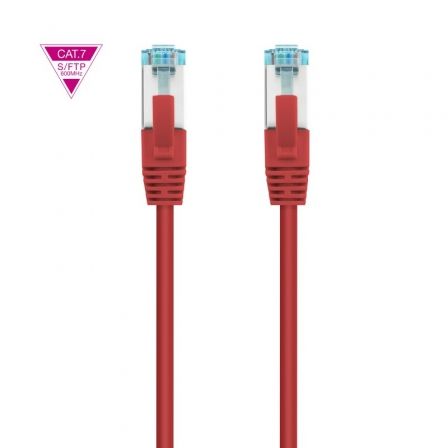 Cable de Red RJ45 SFTP Nanocable 10.20.1702-R Cat.7/ 2m/ Rojo - Frikibase