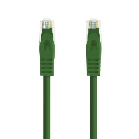 Cable de Red RJ45 UTP Nanocable 10.20.1800-L25-GR Cat.6A/ LSZH/ 25cm/ Verde - Frikibase