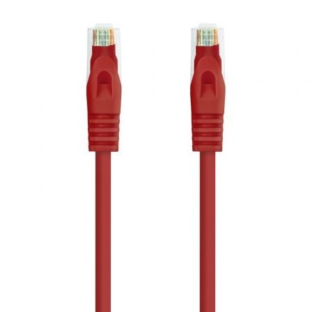 Cable de Red RJ45 UTP Nanocable 10.20.1800-L25-R Cat.6A/ LSZH/ 25cm/ Rojo - Frikibase