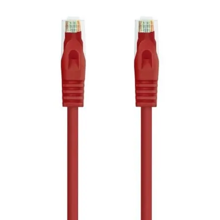 Cable de Red RJ45 UTP Nanocable 10.20.1800-L25-R Cat.6A/ LSZH/ 25cm/ Rojo - Frikibase