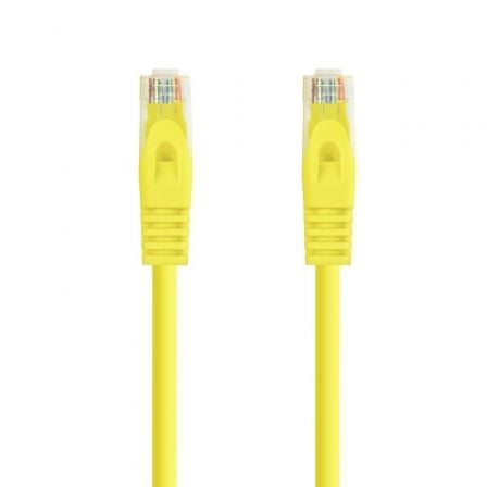 Cable de Red RJ45 UTP Nanocable 10.20.1800-L25-Y Cat.6A/ LSZH/ 25cm/ Amarillo - Frikibase